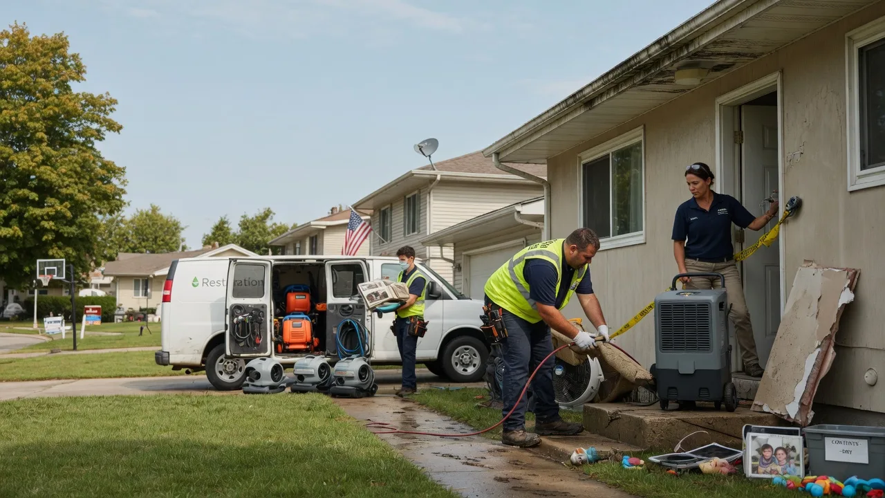 Water Damage Restoration in Hillsdale, IL near me